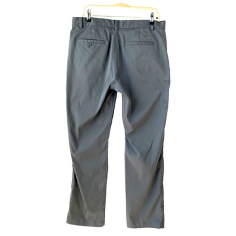 NIKE Tour Performance Dri-Fit Golf Pants Men 34x32 Gray Straight Leg Outdoor - Picture 2 of 12